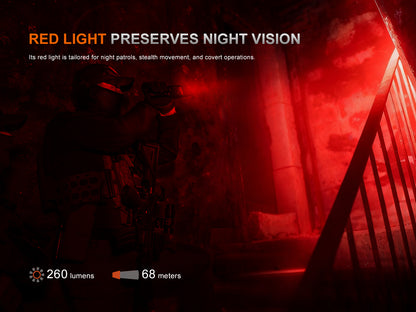 Fenix TK28R High Performance Tactical Flashlight [6500 Lumens I 400 Meters Throw]