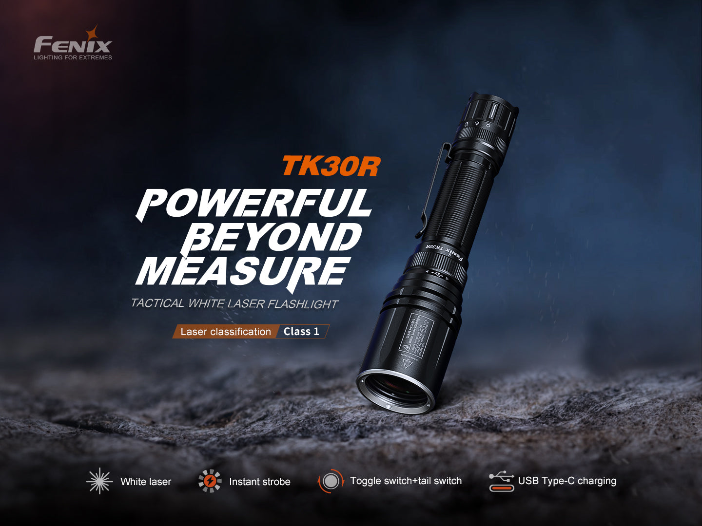 Fenix TK30R Ultra Long Throw LEP Flashlight