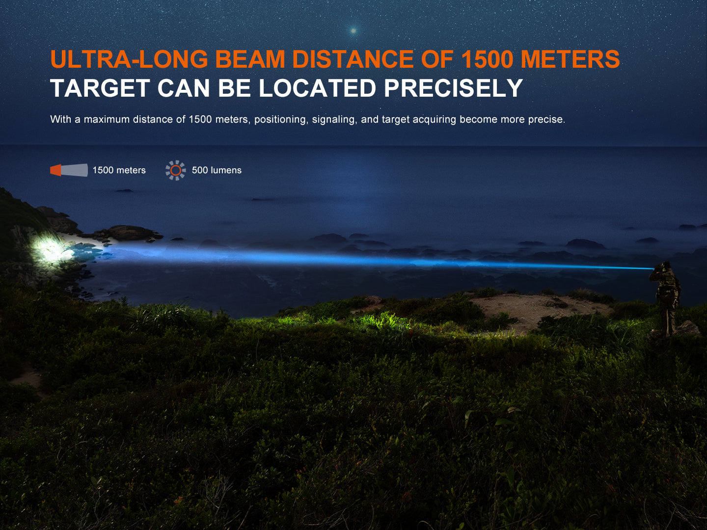 Fenix TK30R Ultra Long Throw LEP Flashlight