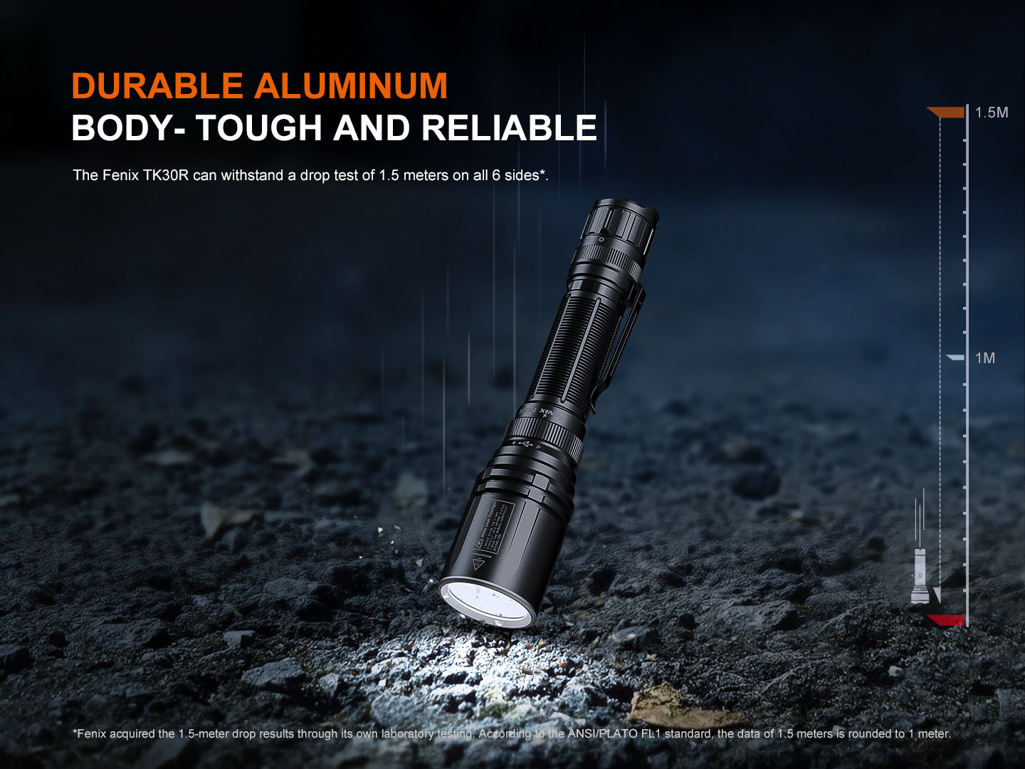 Fenix TK30R Ultra Long Throw LEP Flashlight