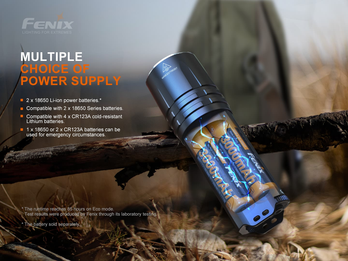 Fenix TK35UE V2.0 High Performance Flashlight 320 Meters Throw - 5,000 Lumens