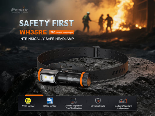 Fenix WH35RE Intrinsically Safe Headlamp