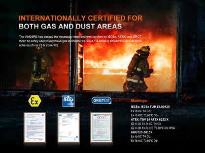 Fenix WH35RE Intrinsically Safe Headlamp