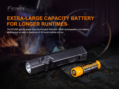 Fenix WT25R Adjustable Head & Magnetic Base Flashlight