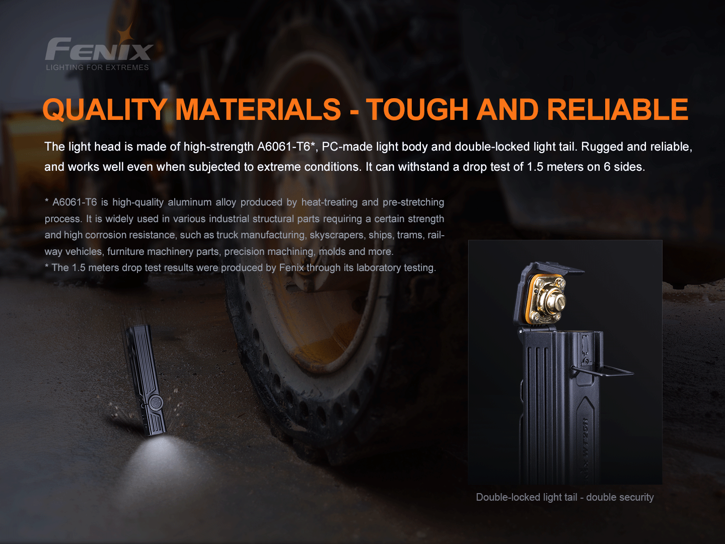Fenix WT25R Adjustable Head & Magnetic Base Flashlight