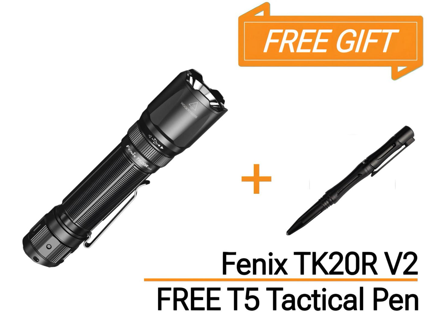 Fenix TK20R V2 Tactical Flashlight 475 Meters Throw - 3,000 Lumens