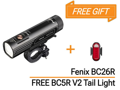 Fenix BC26R USB-C Rechargeable Bike Front Light - 1,600 Lumens