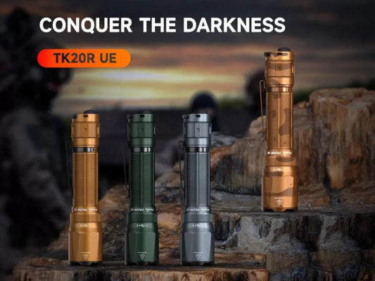 Fenix TK20R UE Tactical Flashlight - 465 Meters Throw - 2,800 Lumens